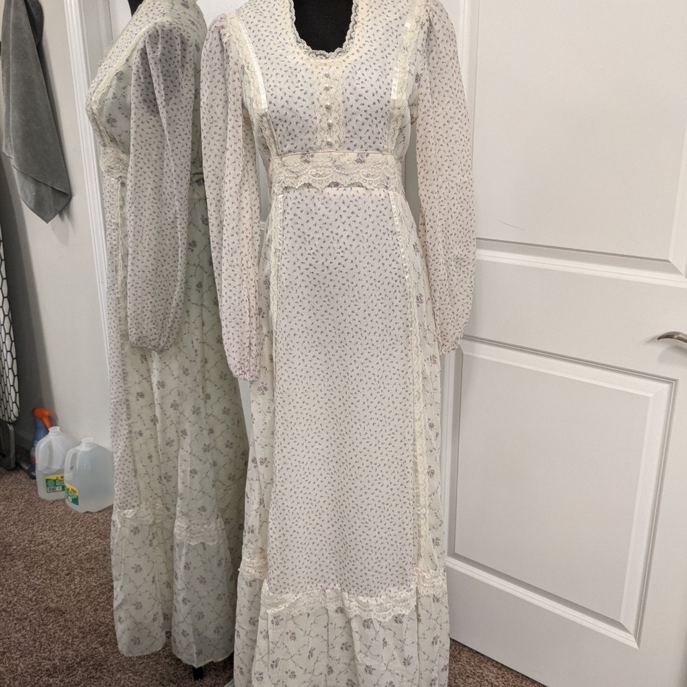 Vintage Gunne Sax style dress